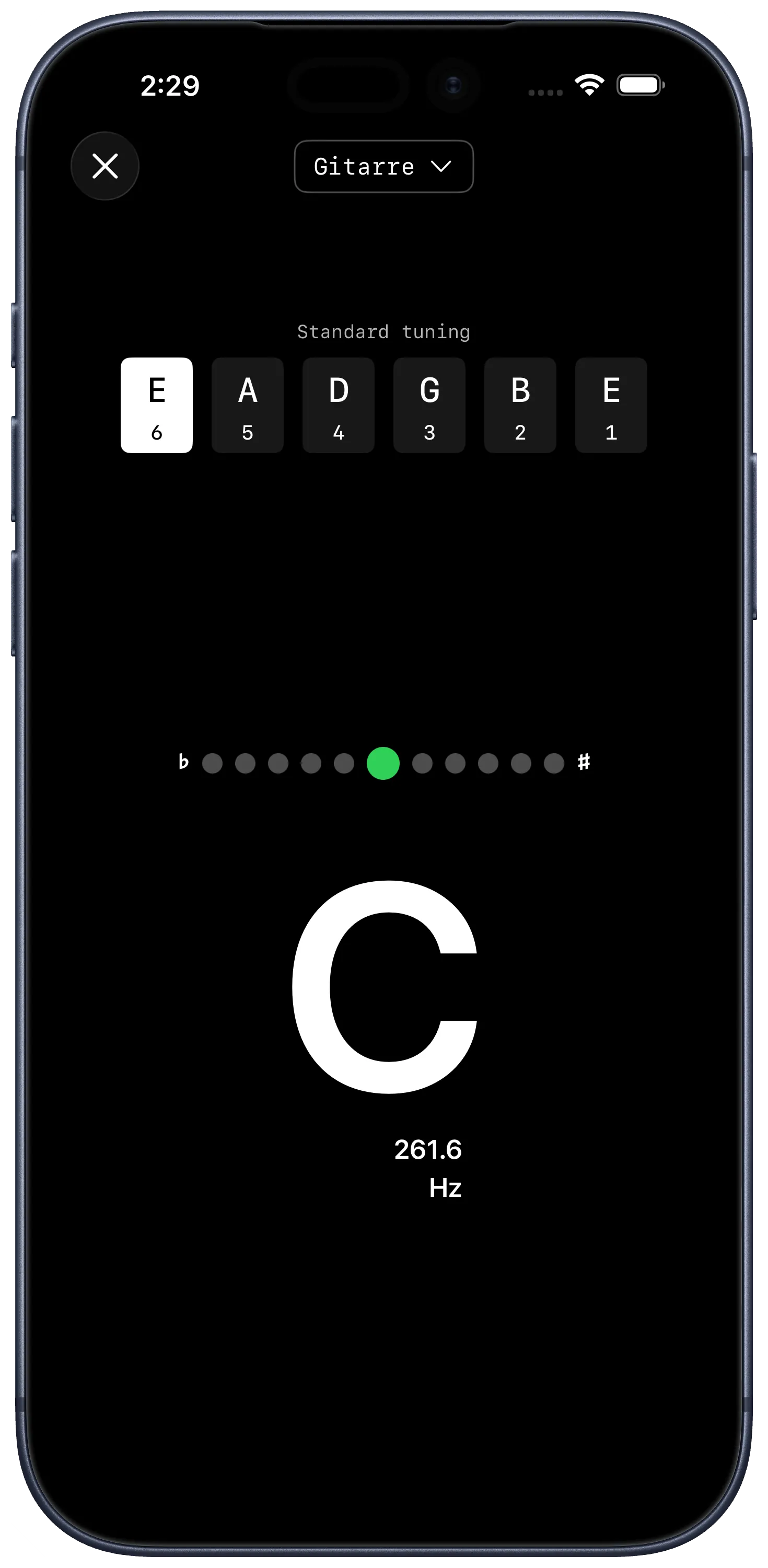 Stimmgerät in Chord Craft