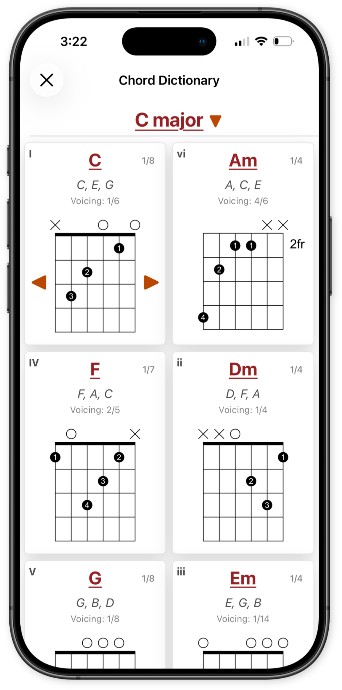 Chord Dictionary