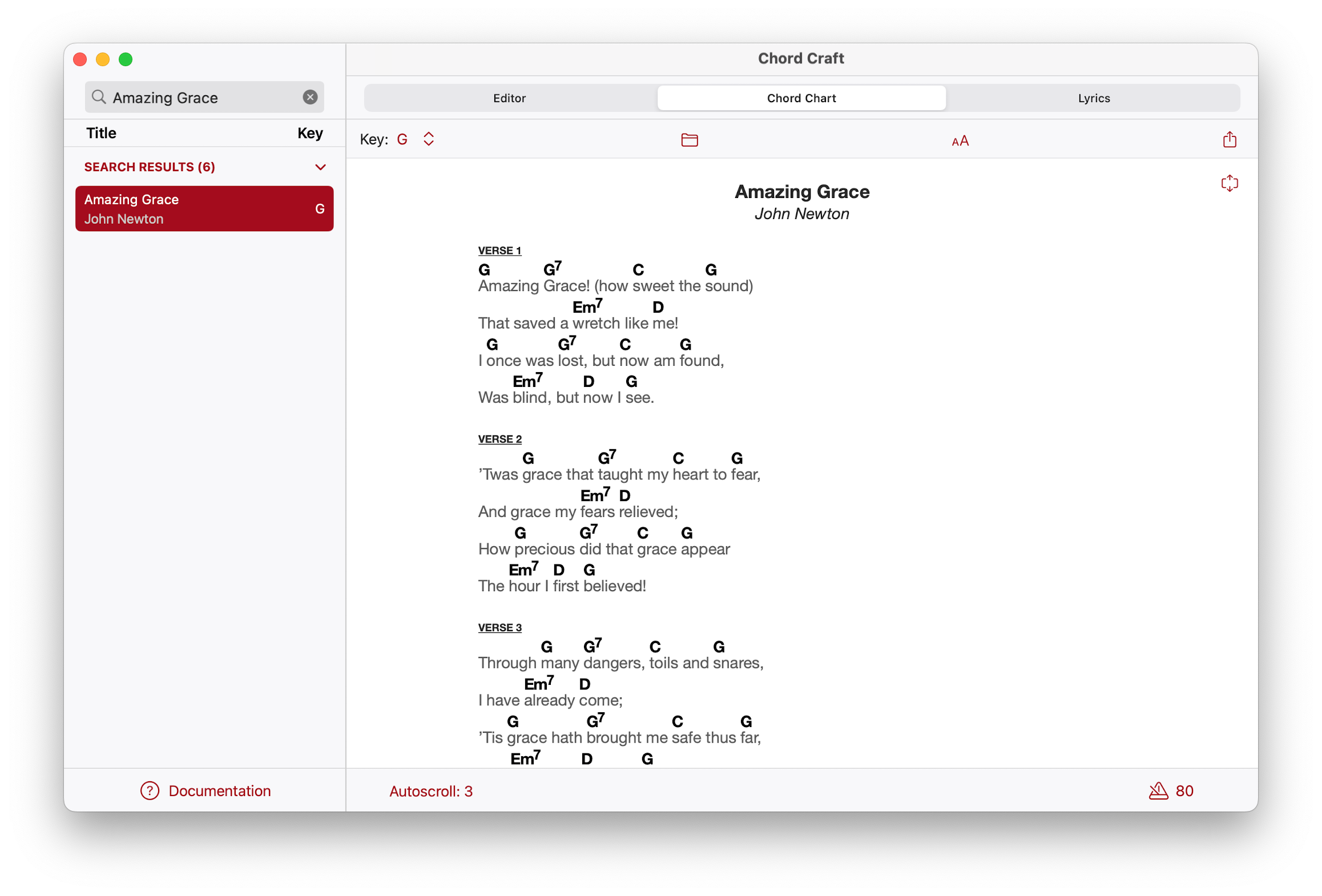 Chord Craft on Mac